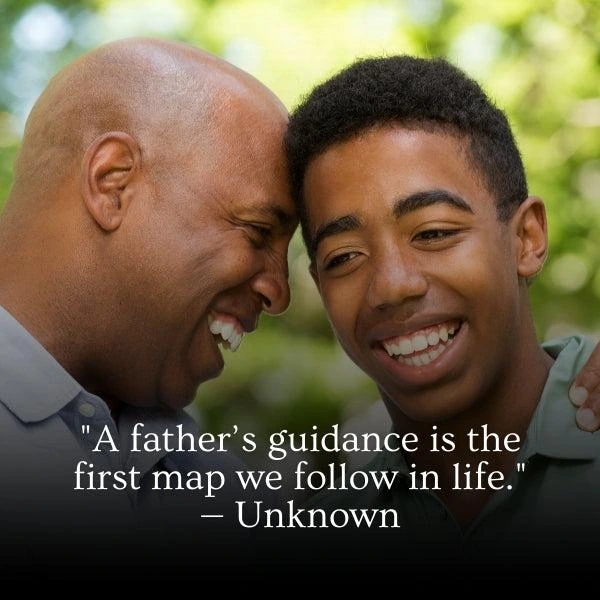 Fathers, mentors and family figures supporting younger generations through everyday life.