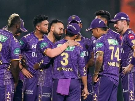 Kolkata Knight Riders facing pressure during difficult IPL playoff qualification race.