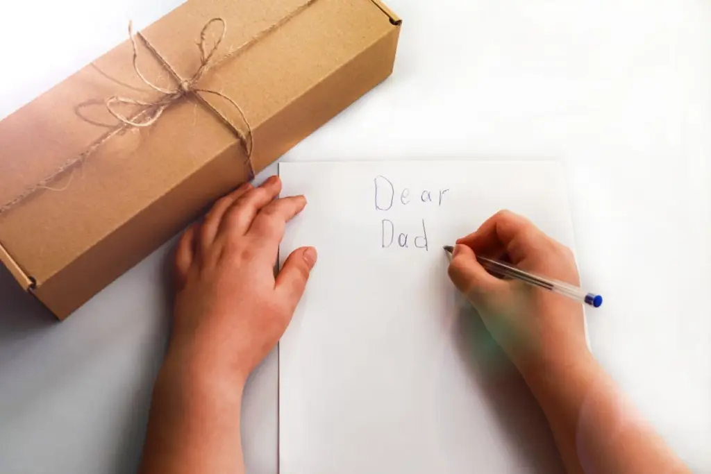 Personal Father’s Day messages and handwritten notes expressing gratitude and respect.