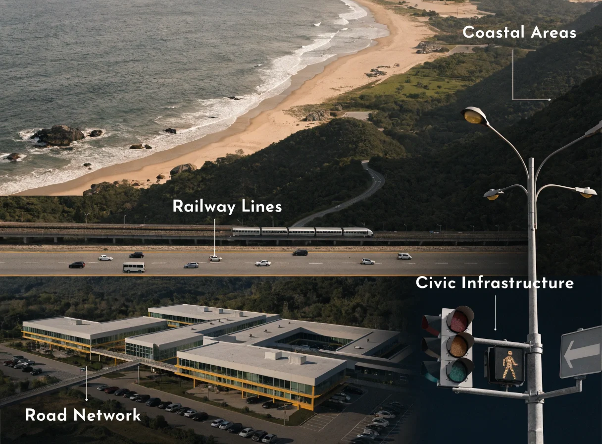 Goa infrastructure beyond the beaches