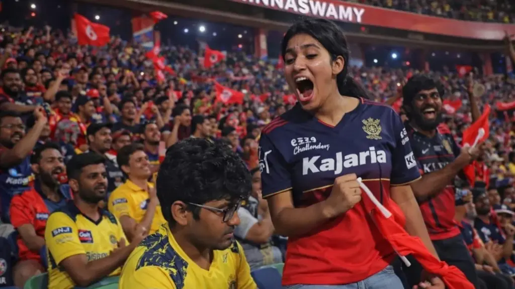 IPL fans reacting emotionally during the dramatic 2026 playoff qualification race.